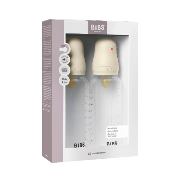 BIBS baby bottle 2 pack LATEX 270ml